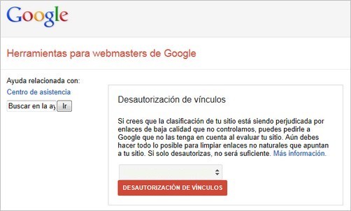 Desautorización de enlaces