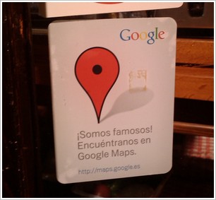 Pegatina Google Places