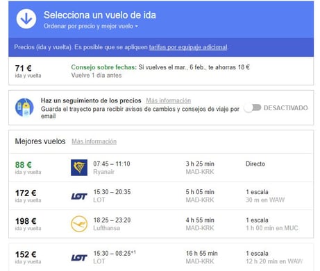 Google Flights, tu mejor aliado de viaje