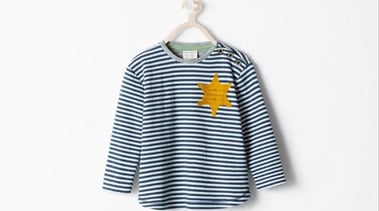 Camiseta de Zara a rayas